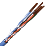 Proterial Category 6 Xs Blue Red and Black Cable