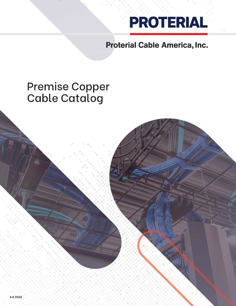 Proterial Premise Copper Cable Catalog