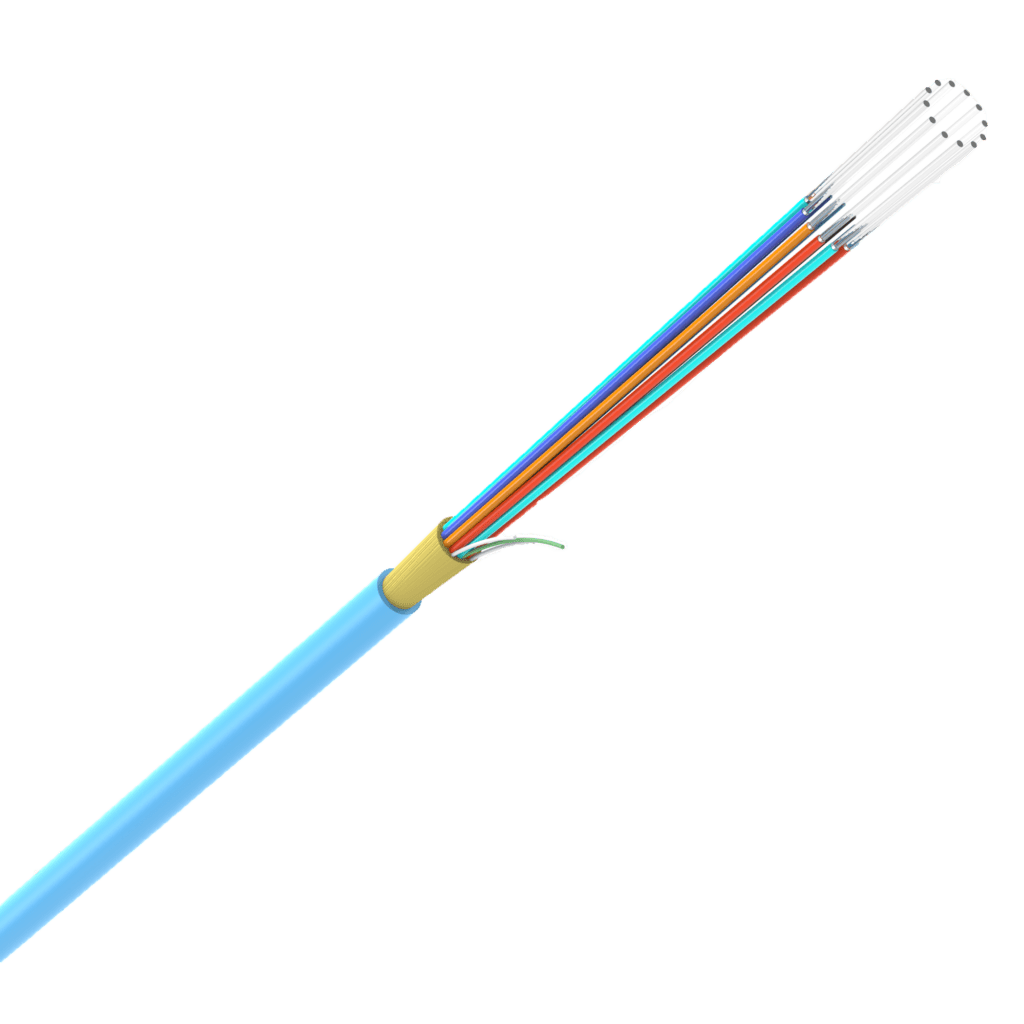Proterial NanoCore Mulit-Unit Plenum Blue Cable, Blue, Orange, Red Cables