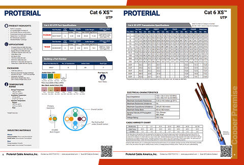 PCA Cat 6 XS UTP